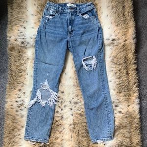 Abercrombie High Rise Mom Jeans